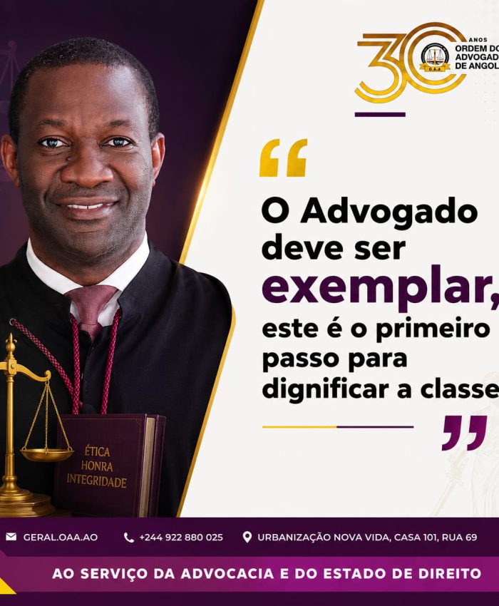 O ADVOGADO DEVE SER EXEMPLAR…