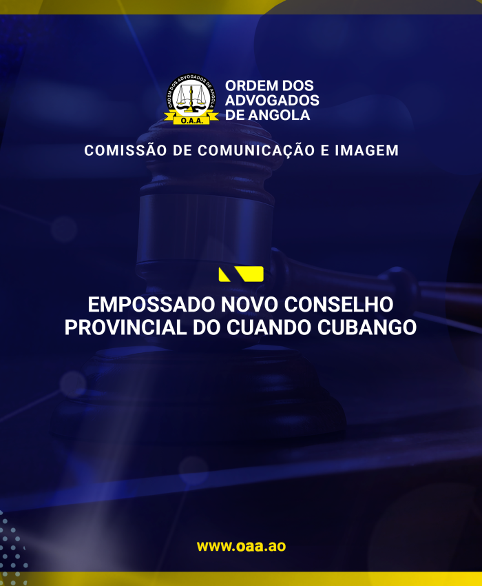 EMPOSSADO O NOVO CONSELHO PROVINCIAL DO CUANDO CUBANGO