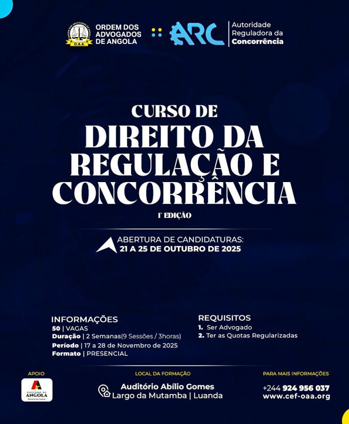 CURSO DE DIRETO DA REGULAÇÃO DA CONCORRÊNCIA