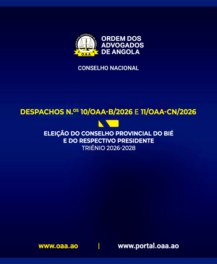 DESPACHO N.º10/OAA-B/2026