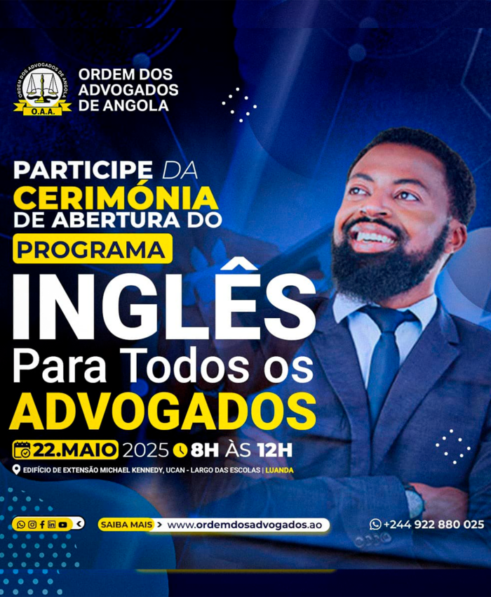 LANÇAMENTO DO PROGRAMA INGLÊS PARA TODOS OS ADVOGADOS
