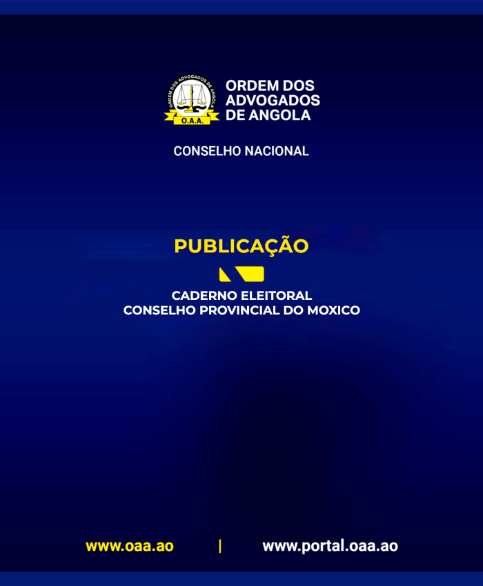 CADERNO ELEITORAL DEFINITIVO – CP. MOXICO
