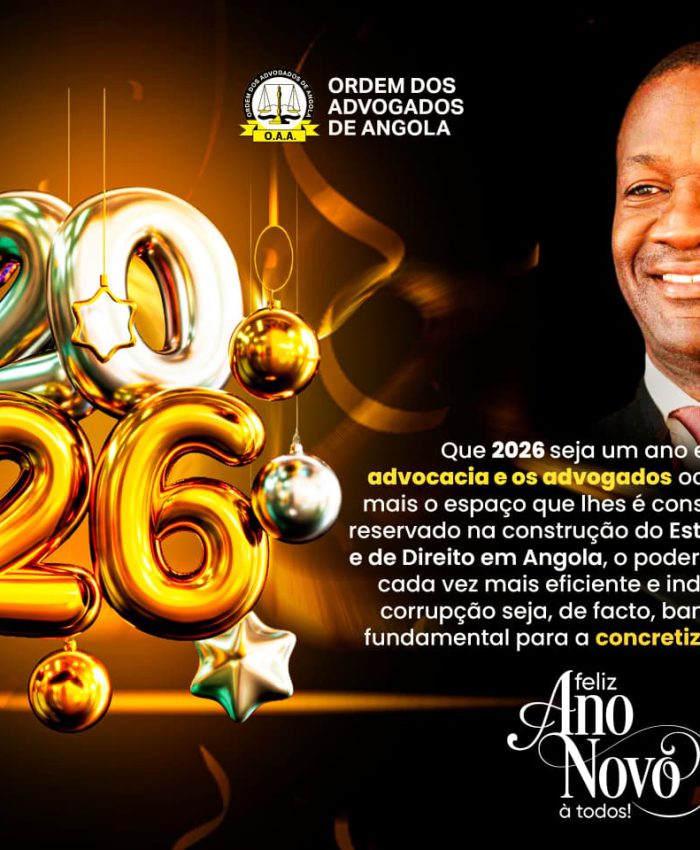 O.A.A. deseja um Feliz Ano Novo a todos ⚖️
