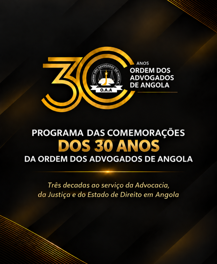 PROGRAMA OFICIAL – COMEMORAÇÕES 30 Anos OAA