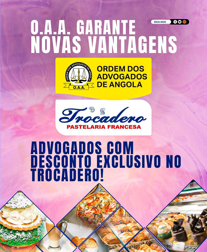 O.A.A GARANTE NOVAS VANTAGENS: ADVOGADOS COM DESCONTO EXCLUSIVO NO TROCADERO