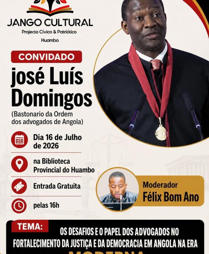 JANGO CULTURAL com  Bastonário José Luís Domingos