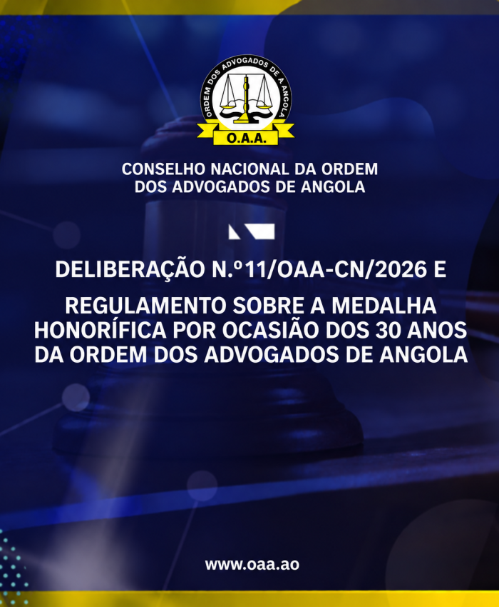 DELIBERAÇÃO N.º 11/OAA-CN/2026