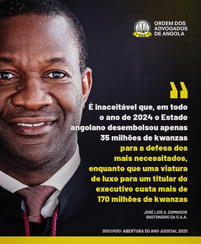 DISCURSO DO BASTONÁRIO NA ABERTURA DO ANO JUDICIAL 2025