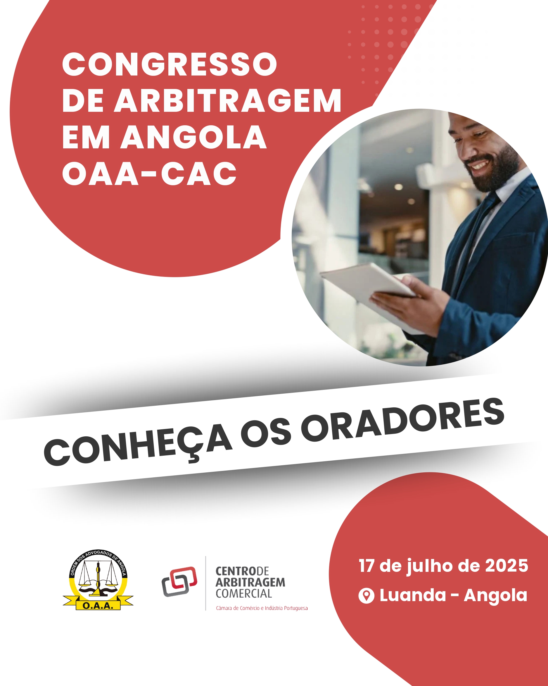 CONGRESSO DE ARBITRAGEM EM ANGOLA O.A.A.-CAC 2025