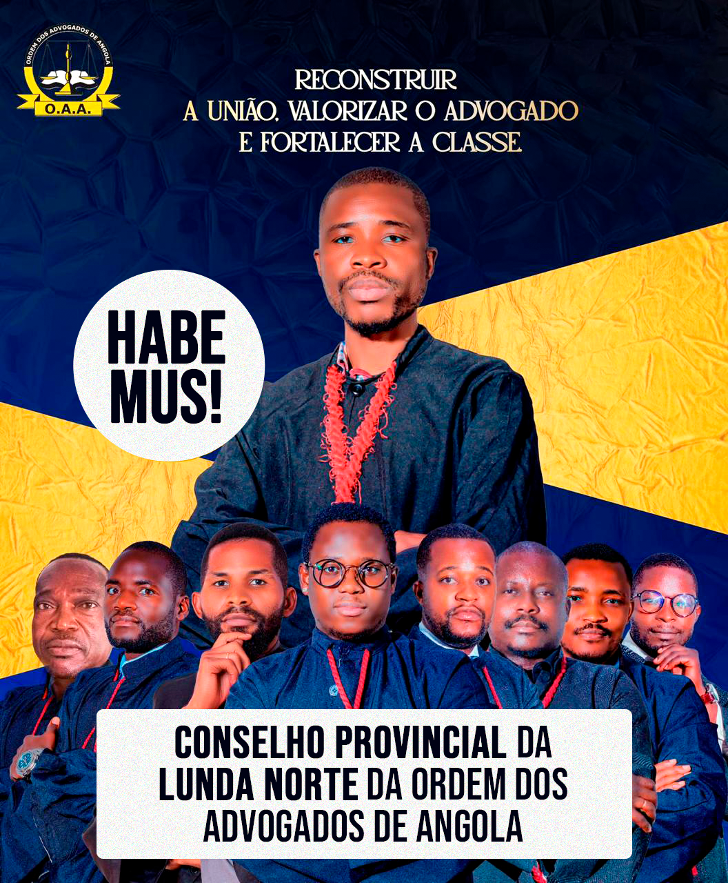 ELEITO CONSELHO PROVINCIAL DA LUNDA NORTE DA ORDEM DOS ADVOGADOS DE ANGOLA