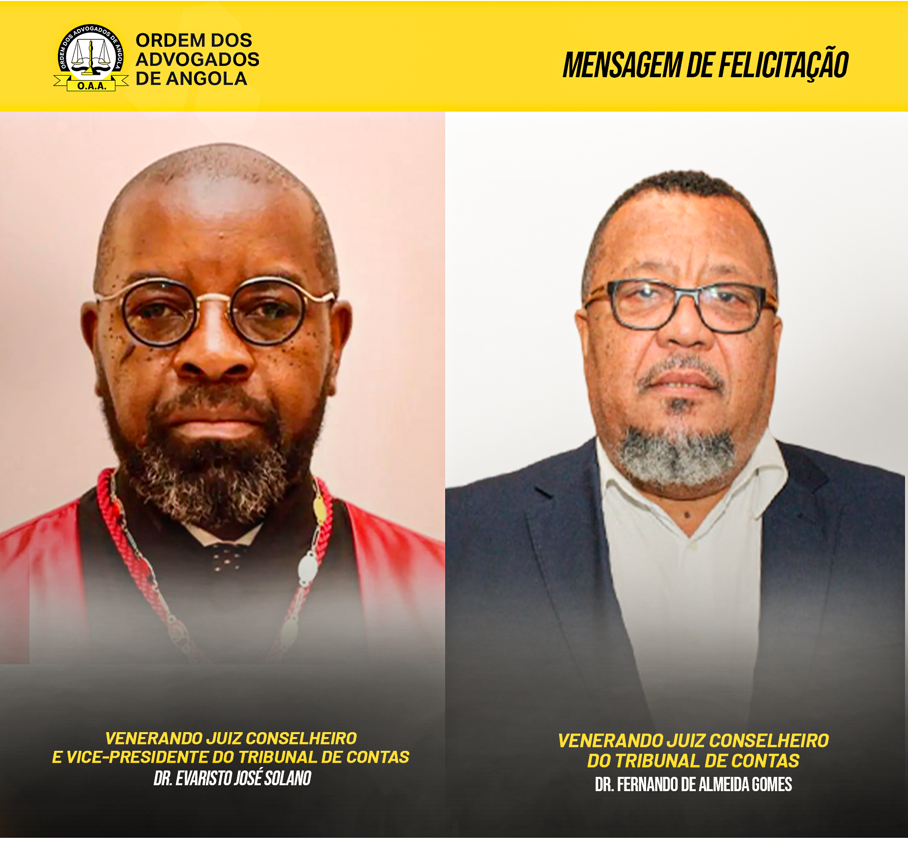 NOTA DE FELICITAÇÃO