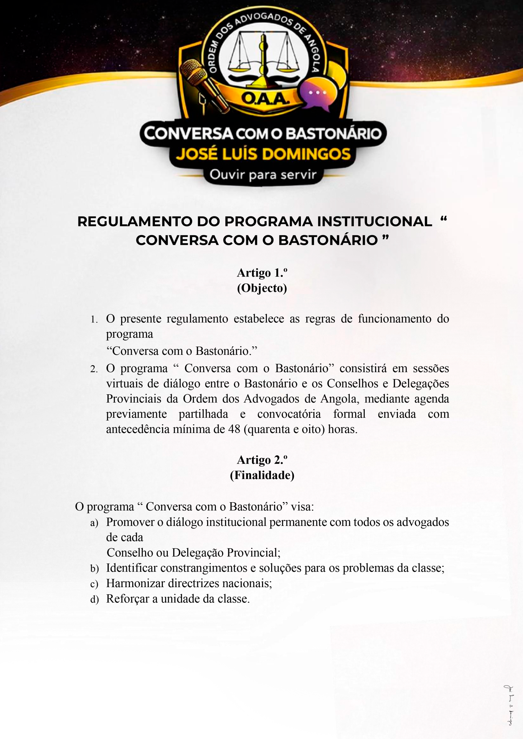 DESPACHO---CRIAÇÃO DO PROGRAMA CONVERSA COM O BASTONÁRIO---2026-2