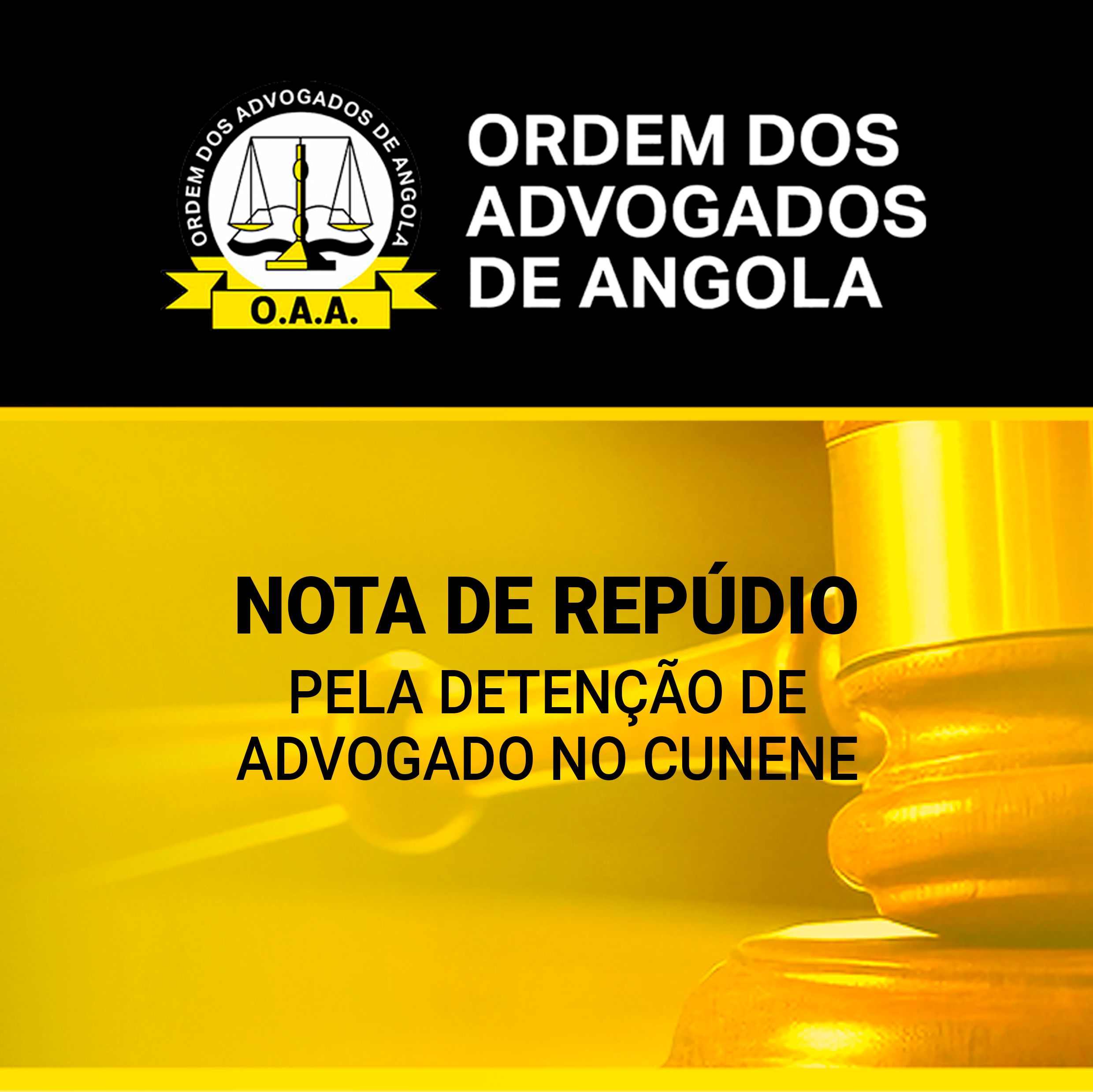 NOTA DE REPÚDIO - CAPA