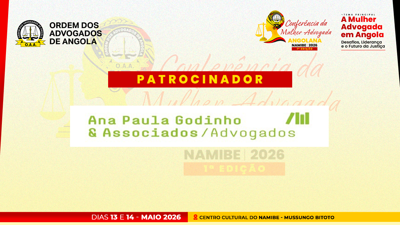 Projeção CMAA NAMIBE 2026 PATROCINADOR ANA PAULA