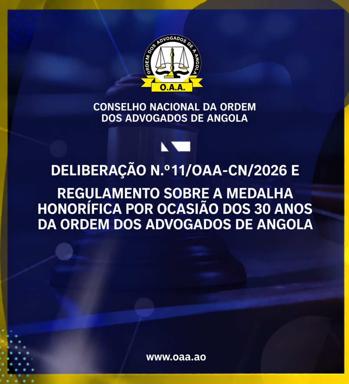 DELIBERAÇÃO N.º 11/OAA-CN/2026
