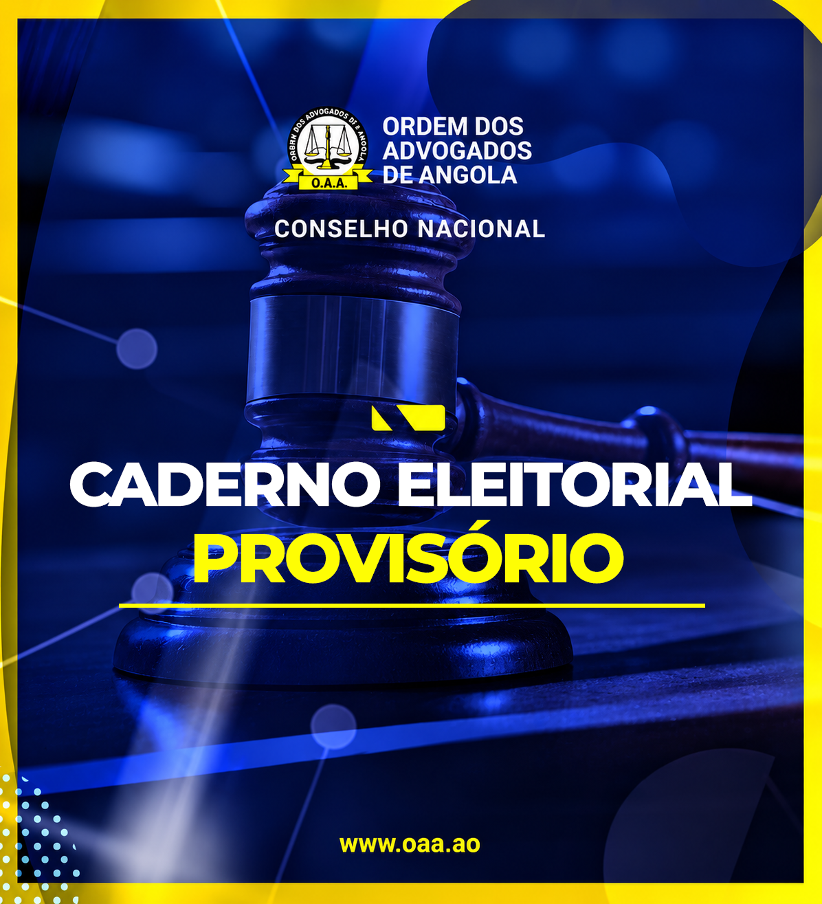 CADERNO ELEITORAL PROVISÓRIO